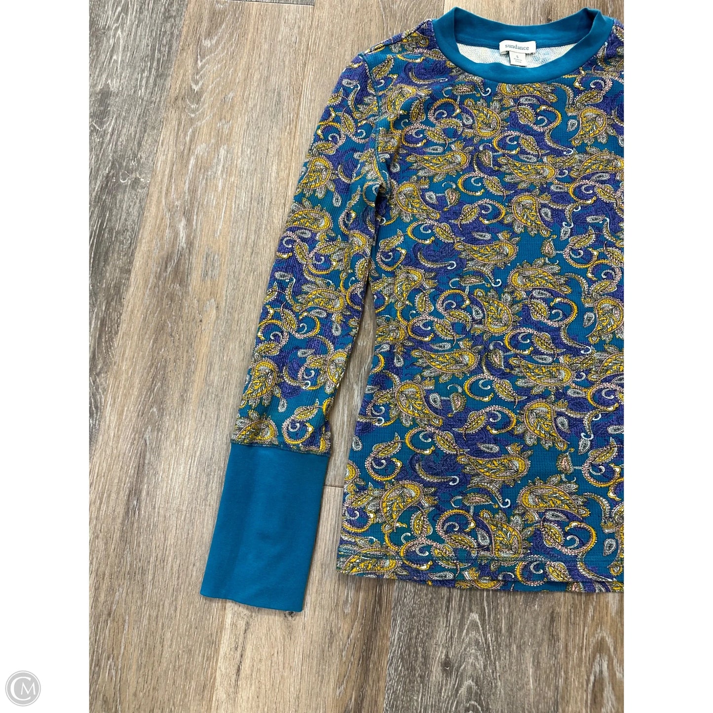 Top Long Sleeve By Sundance In Blue, Size: S