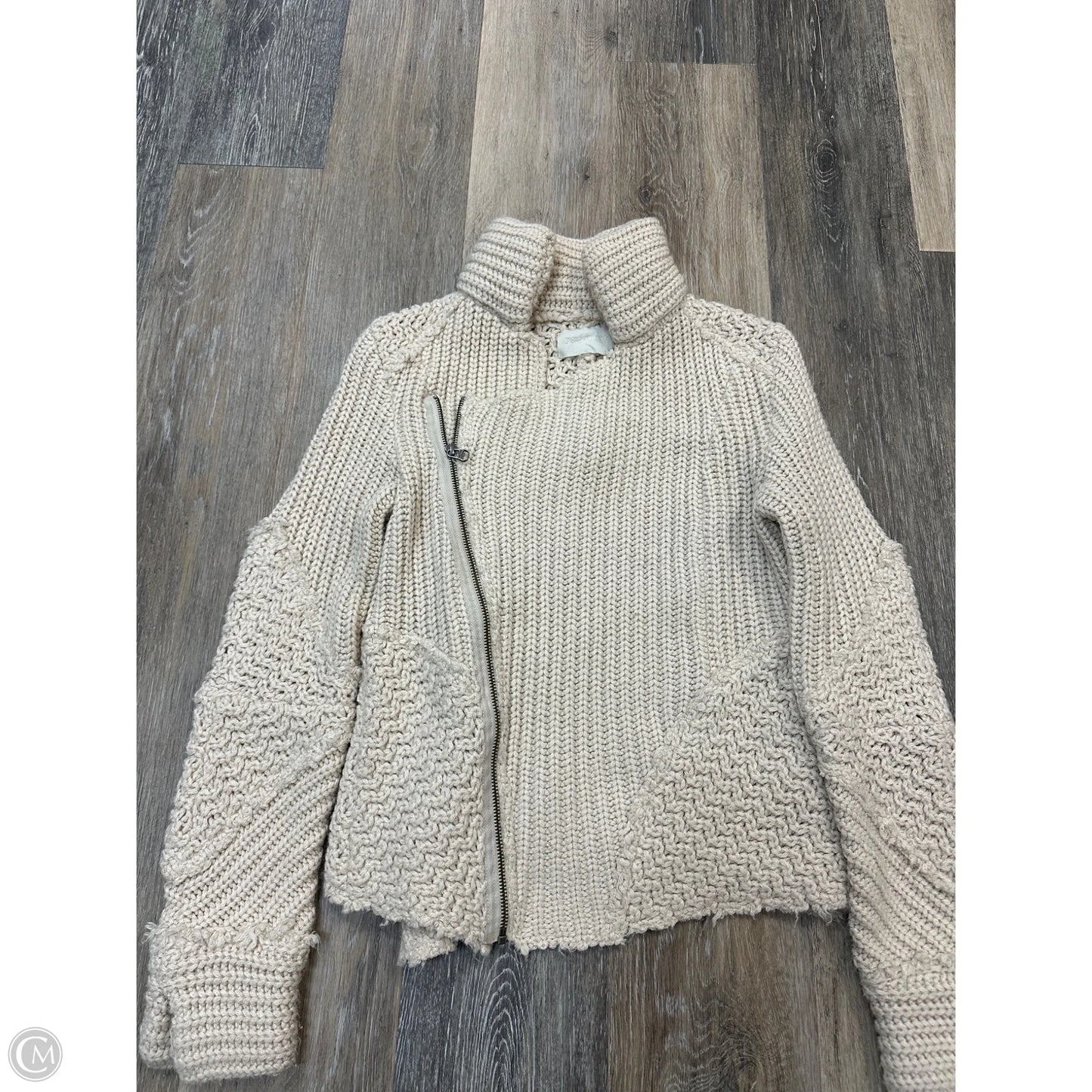 Sweater Cardigan By Zadig And Voltaire In Cream, Size: S