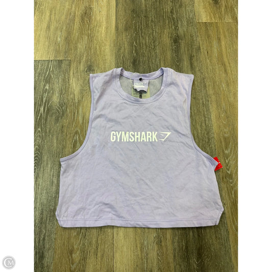 Athletic Tank Top By Gym Shark In Purple, Size: M