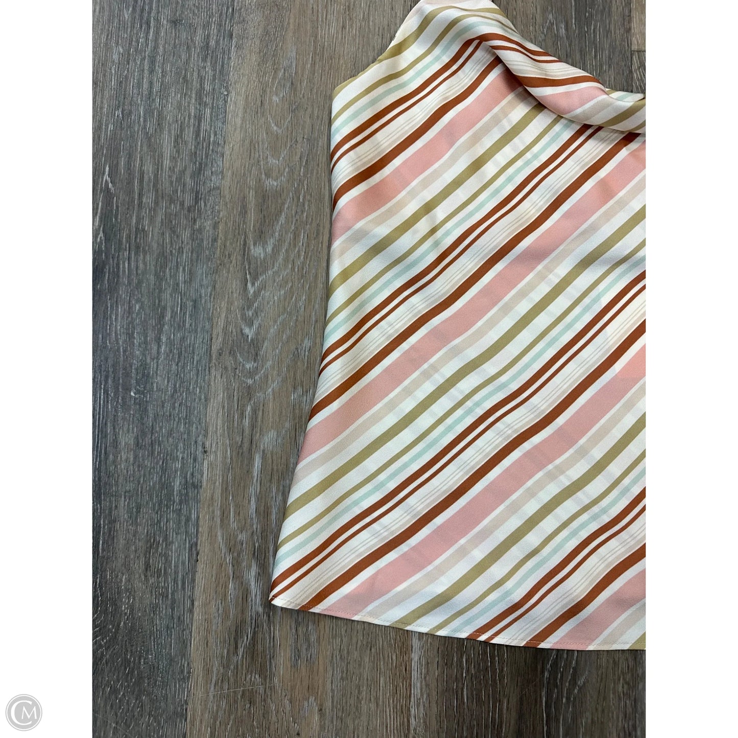Tank Top By Skies Are Blue In Striped Pattern, Size: S
