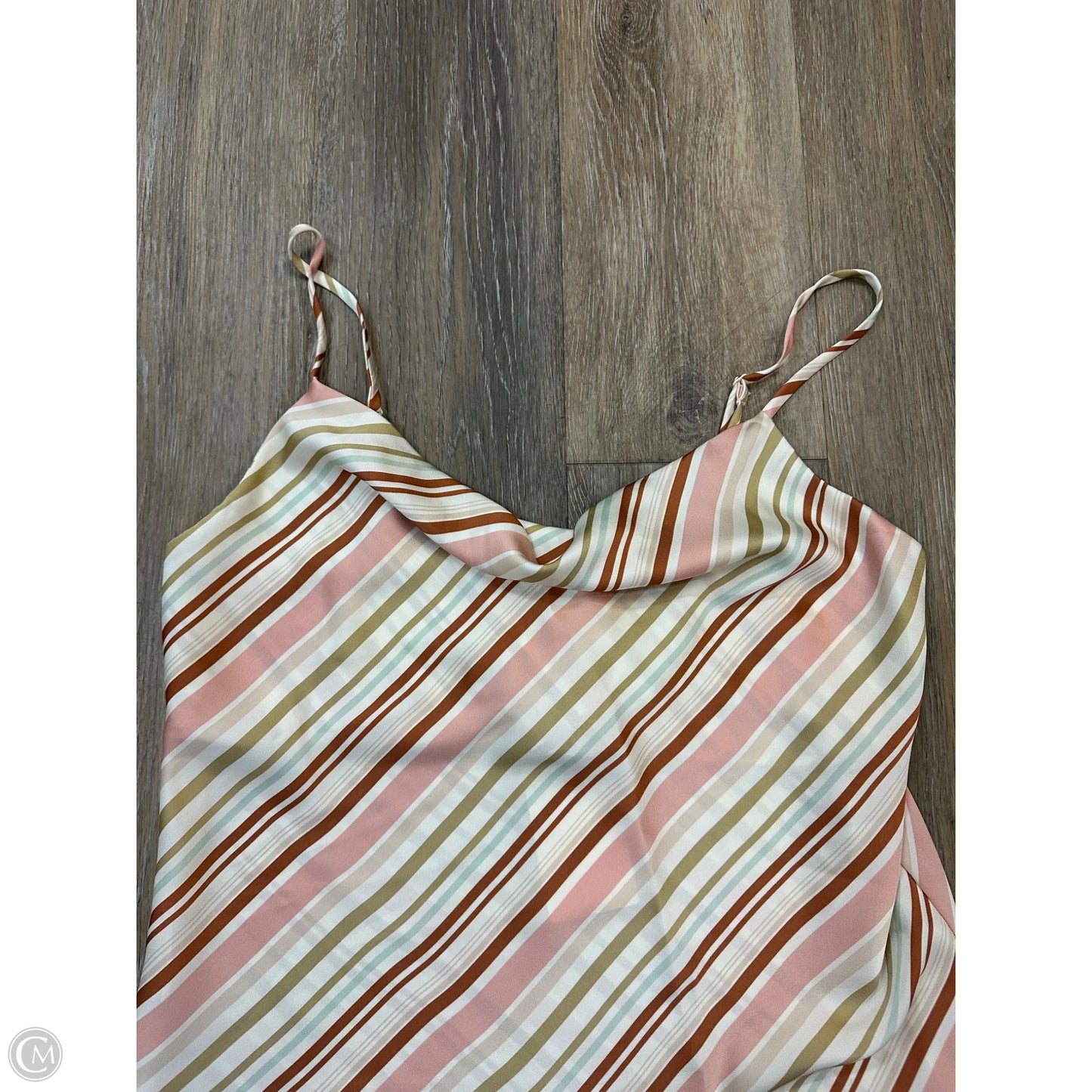 Tank Top By Skies Are Blue In Striped Pattern, Size: S