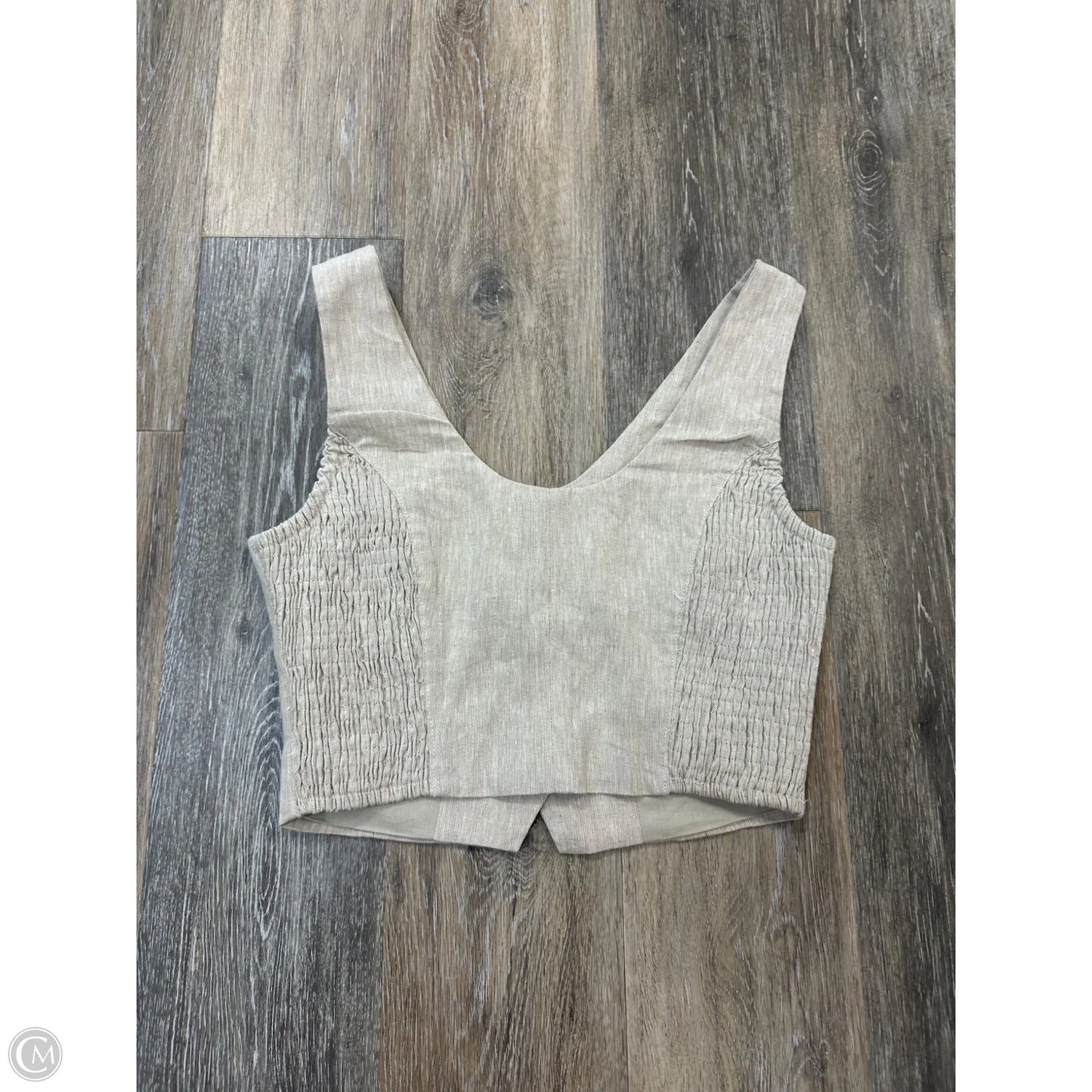 Vest Other By Anthropologie In Tan, Size: M