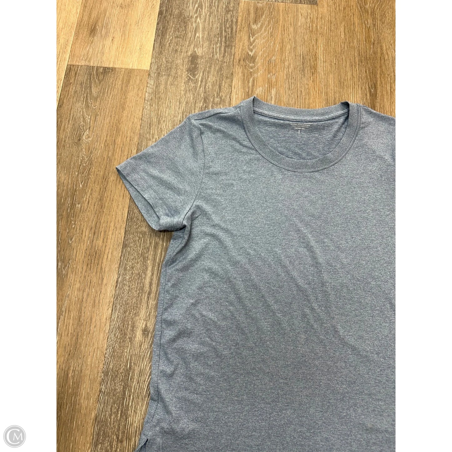 Athletic Top Short Sleeve By Athleta In Blue, Size: S