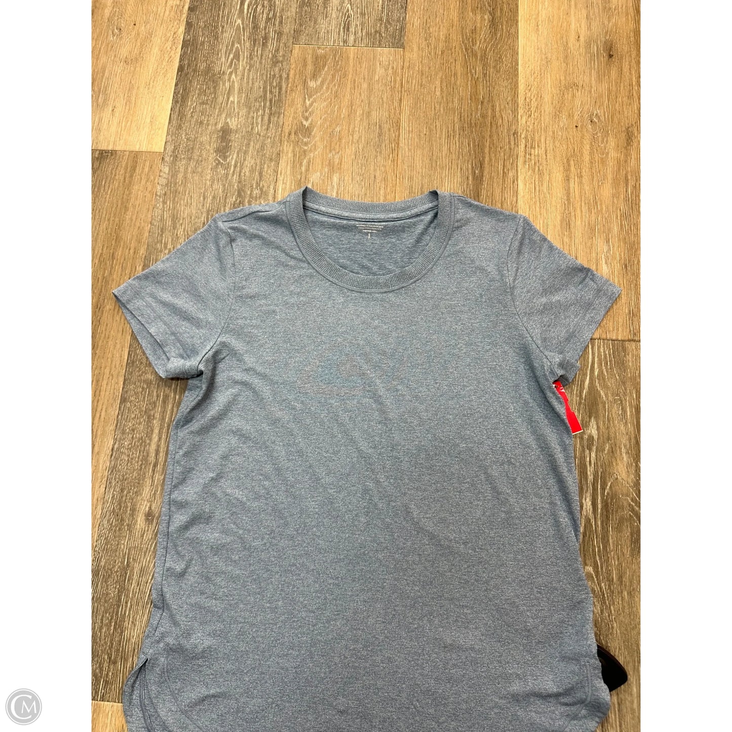 Athletic Top Short Sleeve By Athleta In Blue, Size: S