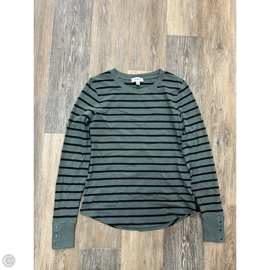 Top Long Sleeve By Evereve In Green, Size: Xs
