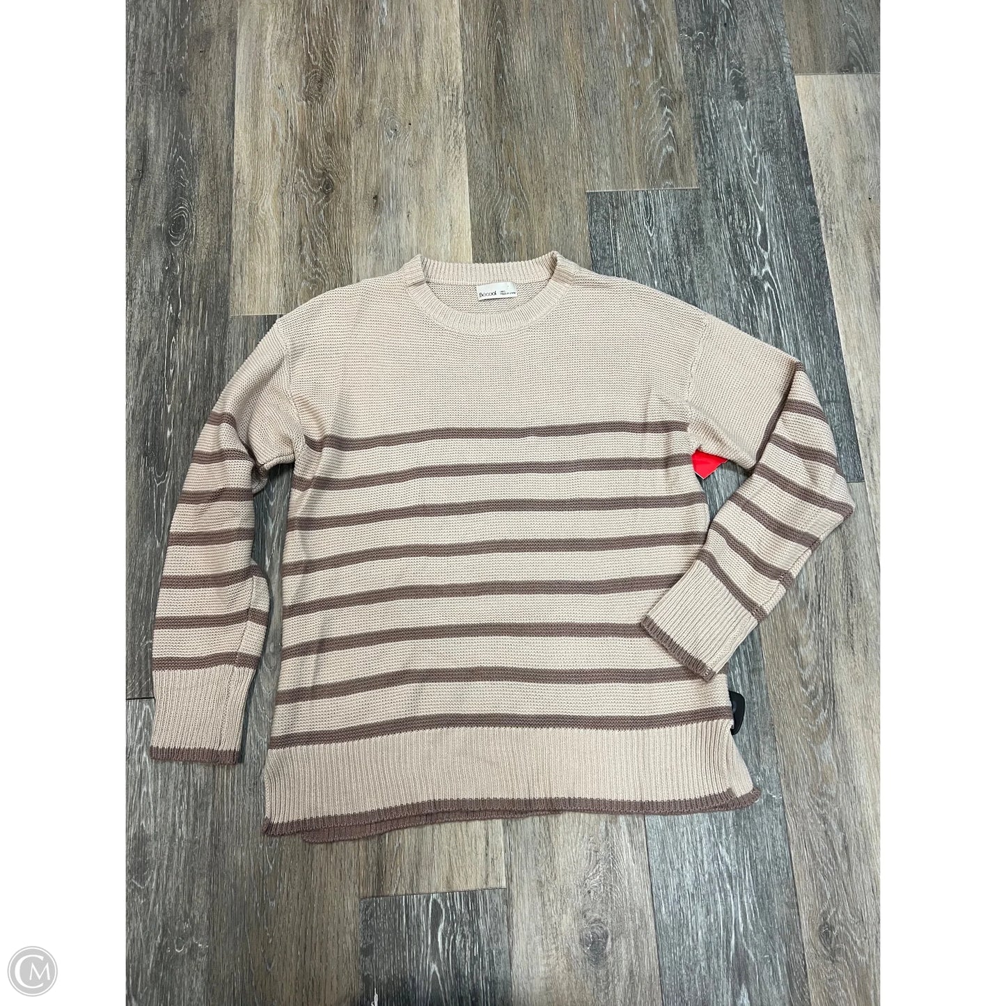 Sweater By Be Cool In Striped Pattern, Size: L