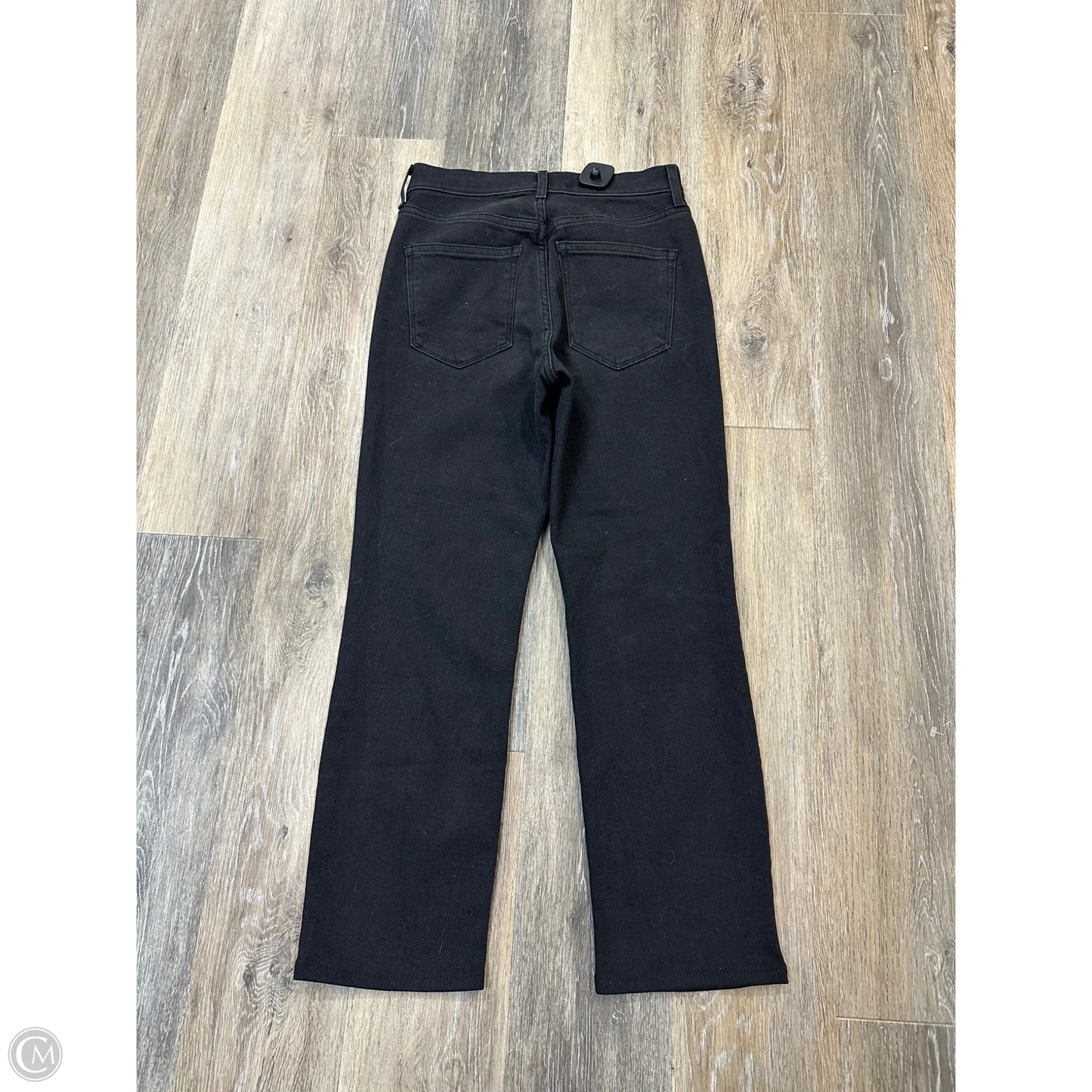 Jeans Cropped By AYR In Black Denim, Size: 4