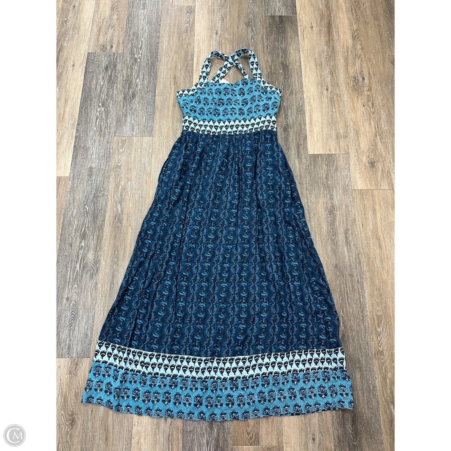 Dress Casual Maxi By Faherty In Blue, Size: M