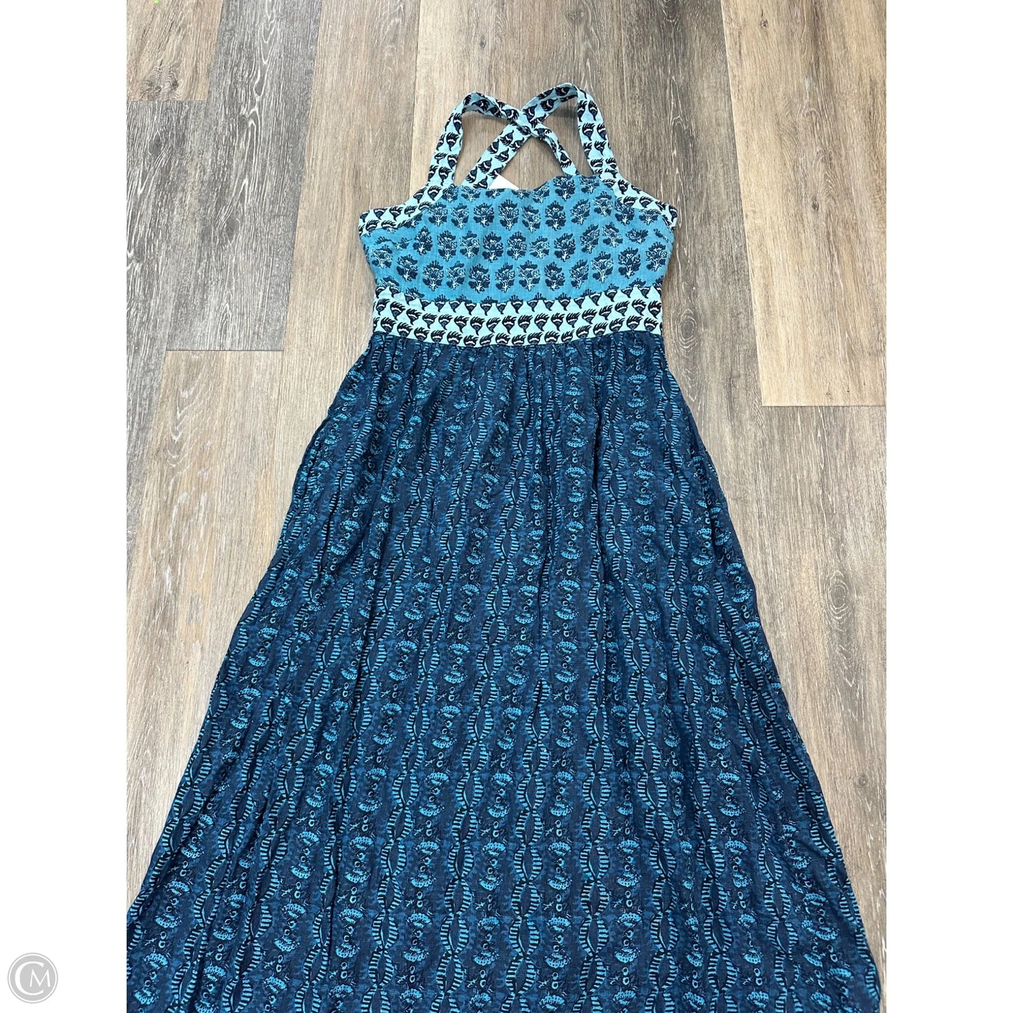 Dress Casual Maxi By Faherty In Blue, Size: M