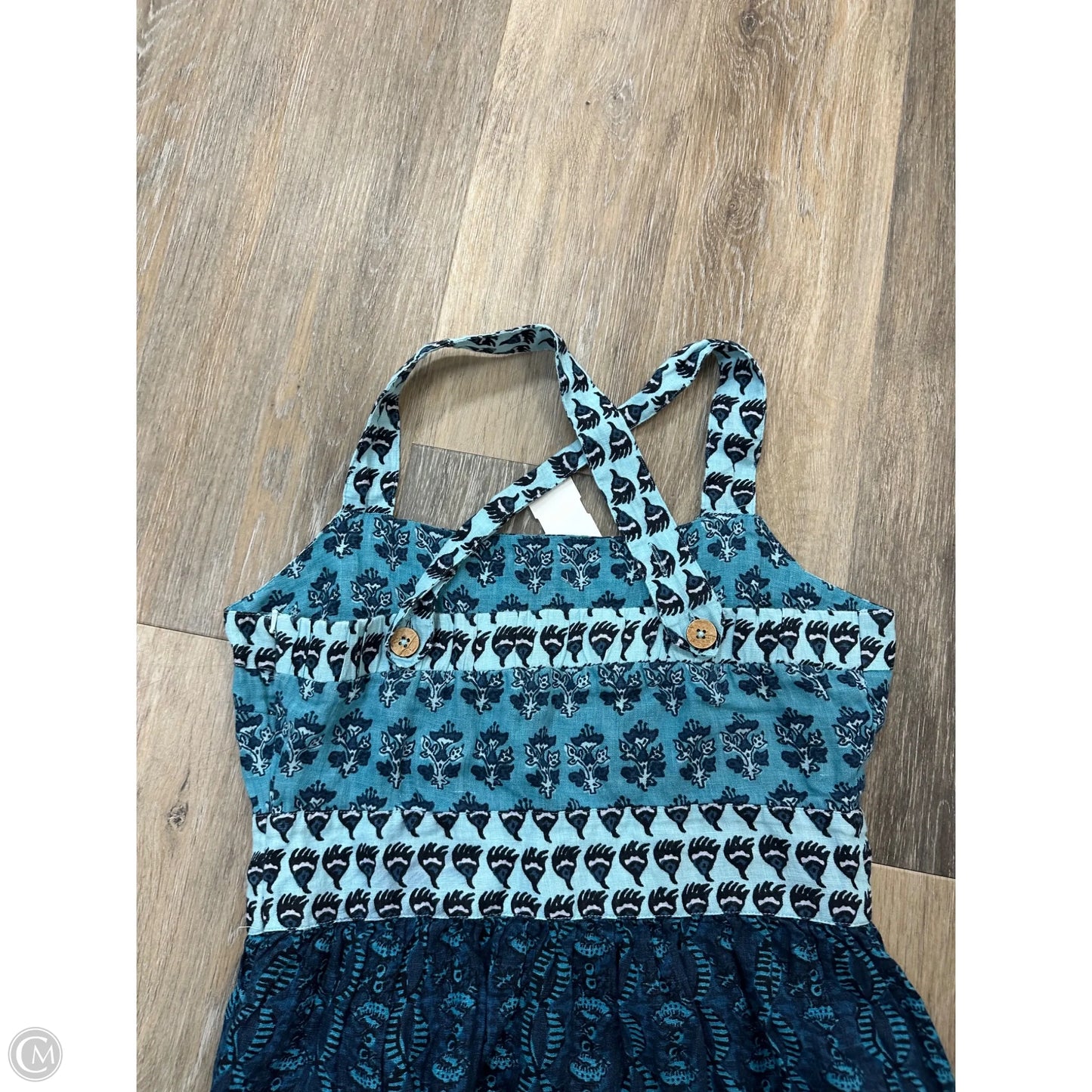Dress Casual Maxi By Faherty In Blue, Size: M