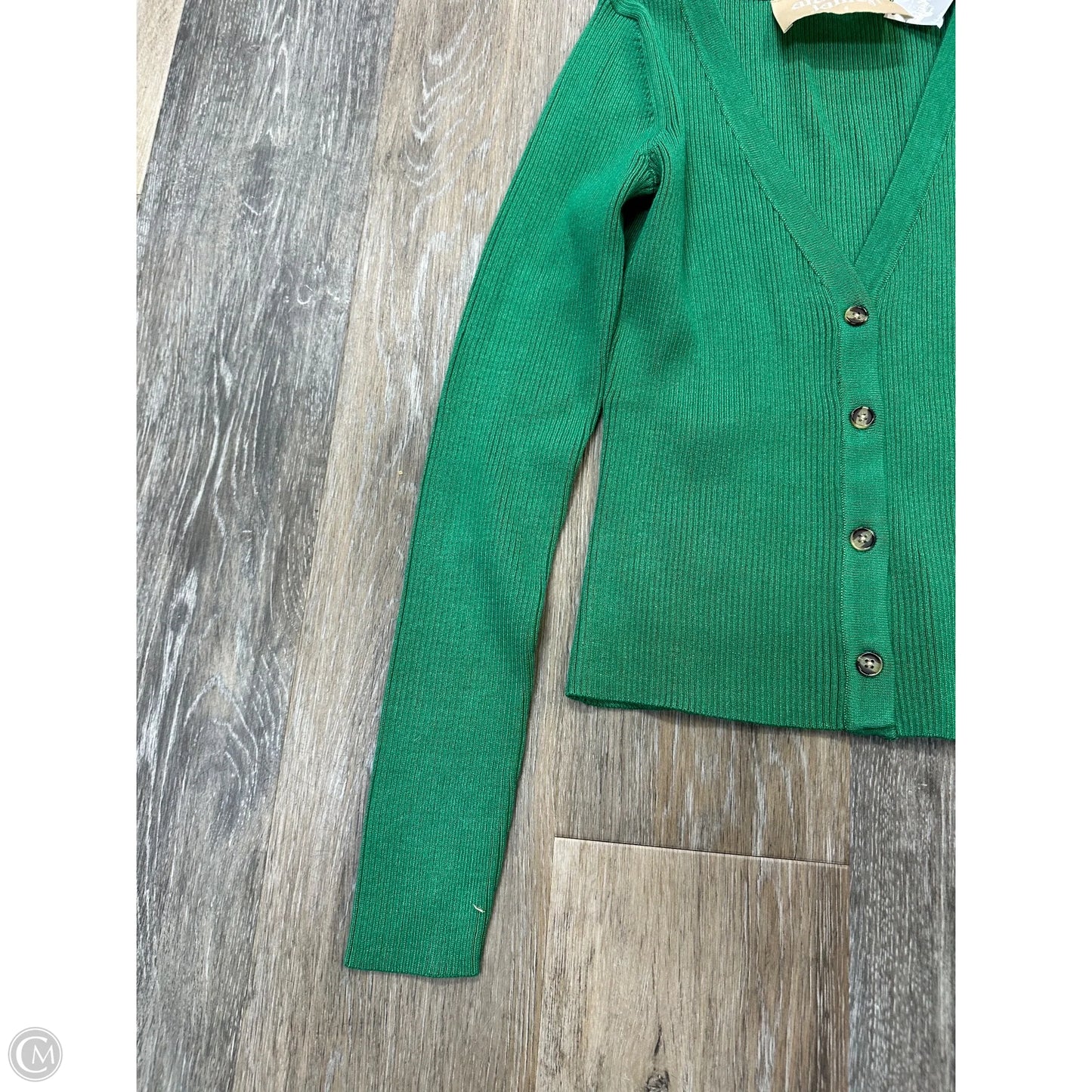 Top Long Sleeve By Araminta James In Green, Size: S