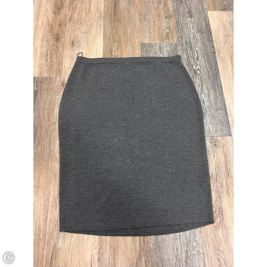 Skirt Midi By Eileen Fisher In Grey, Size: M