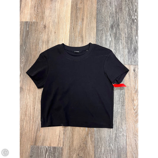 Athletic Top Short Sleeve By Cuts In Black, Size: S