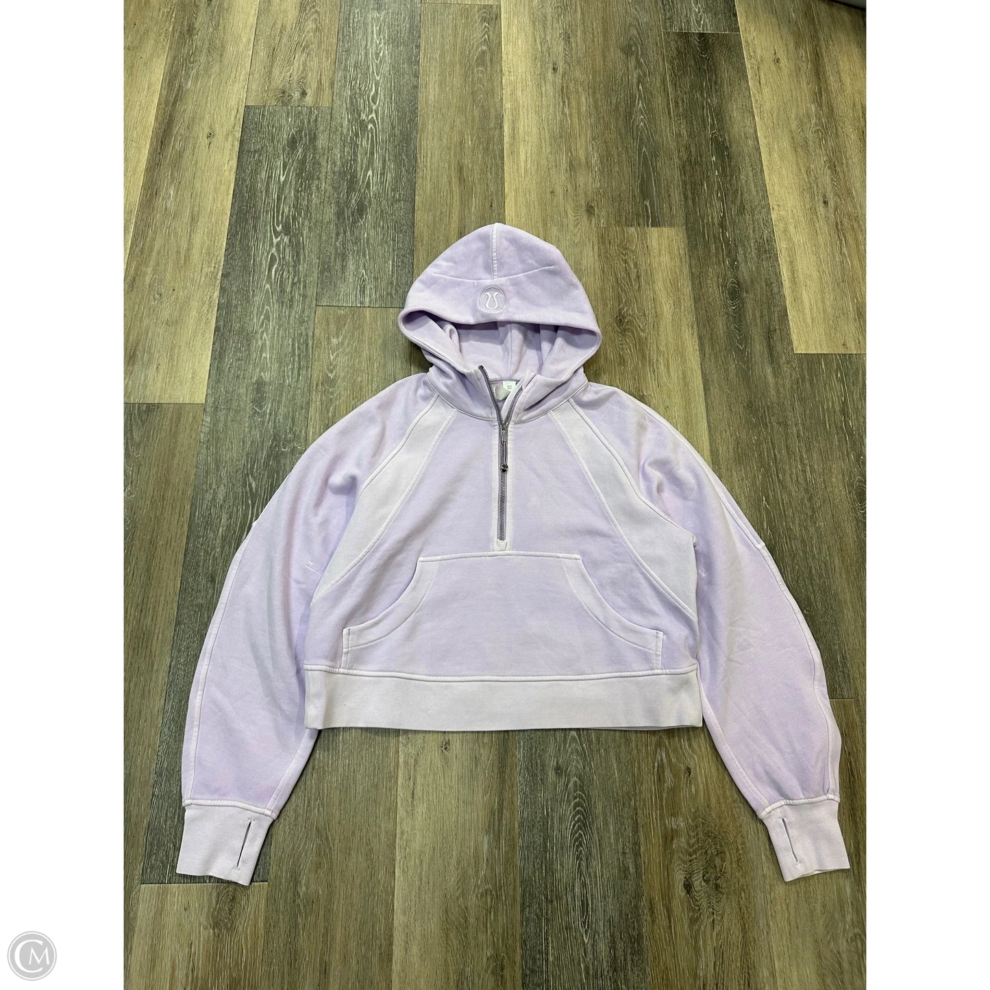 Sweatshirt Hoodie By Lululemon In Purple, Size: Xs/S