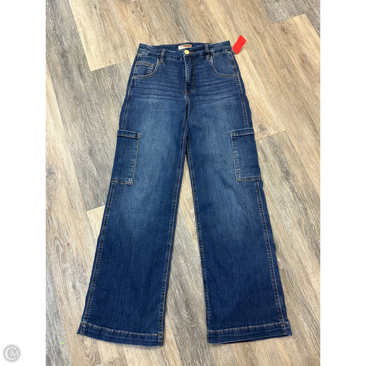 Jeans Wide Leg By Kut In Blue Denim, Size: 0