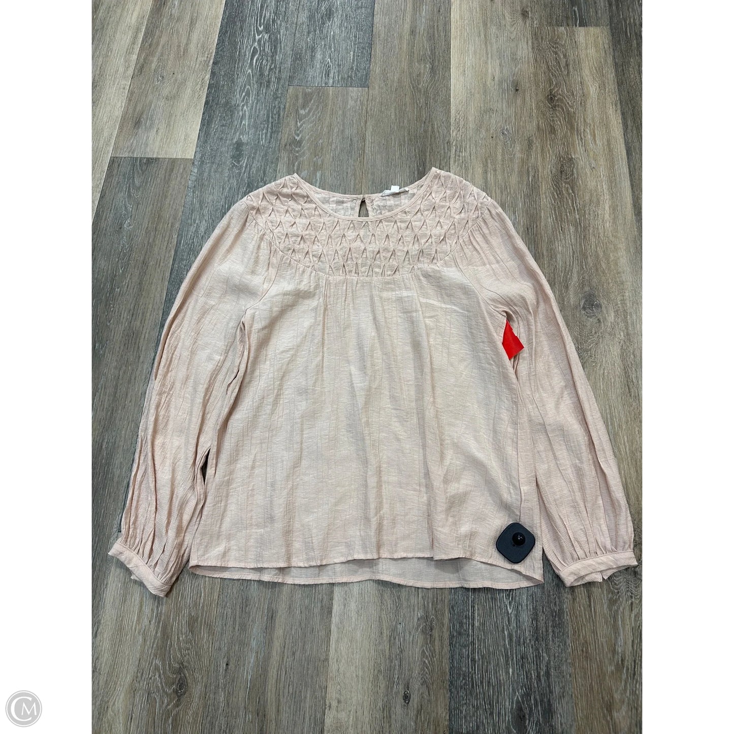 Blouse Long Sleeve By By The River In Orange, Size: S