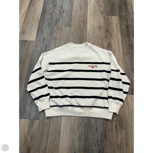 Sweatshirt Crewneck By Lazy Sunday In Striped Pattern, Size: S