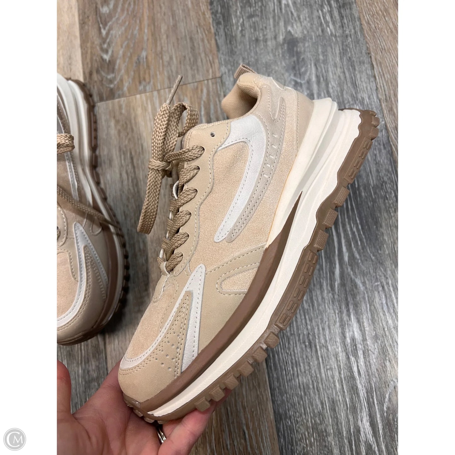 Shoes Athletic By Blowfish In Beige, Size: 7.5