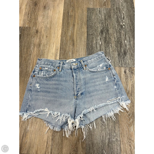 Shorts By Agolde In Blue Denim, Size: 2