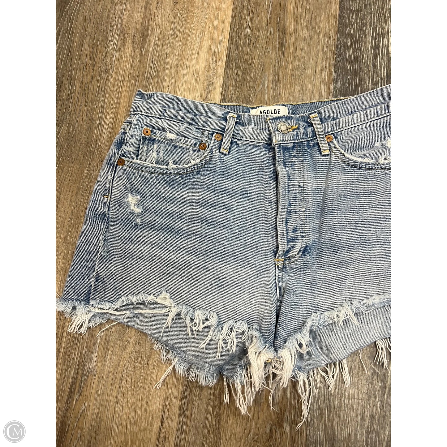 Shorts By Agolde In Blue Denim, Size: 2