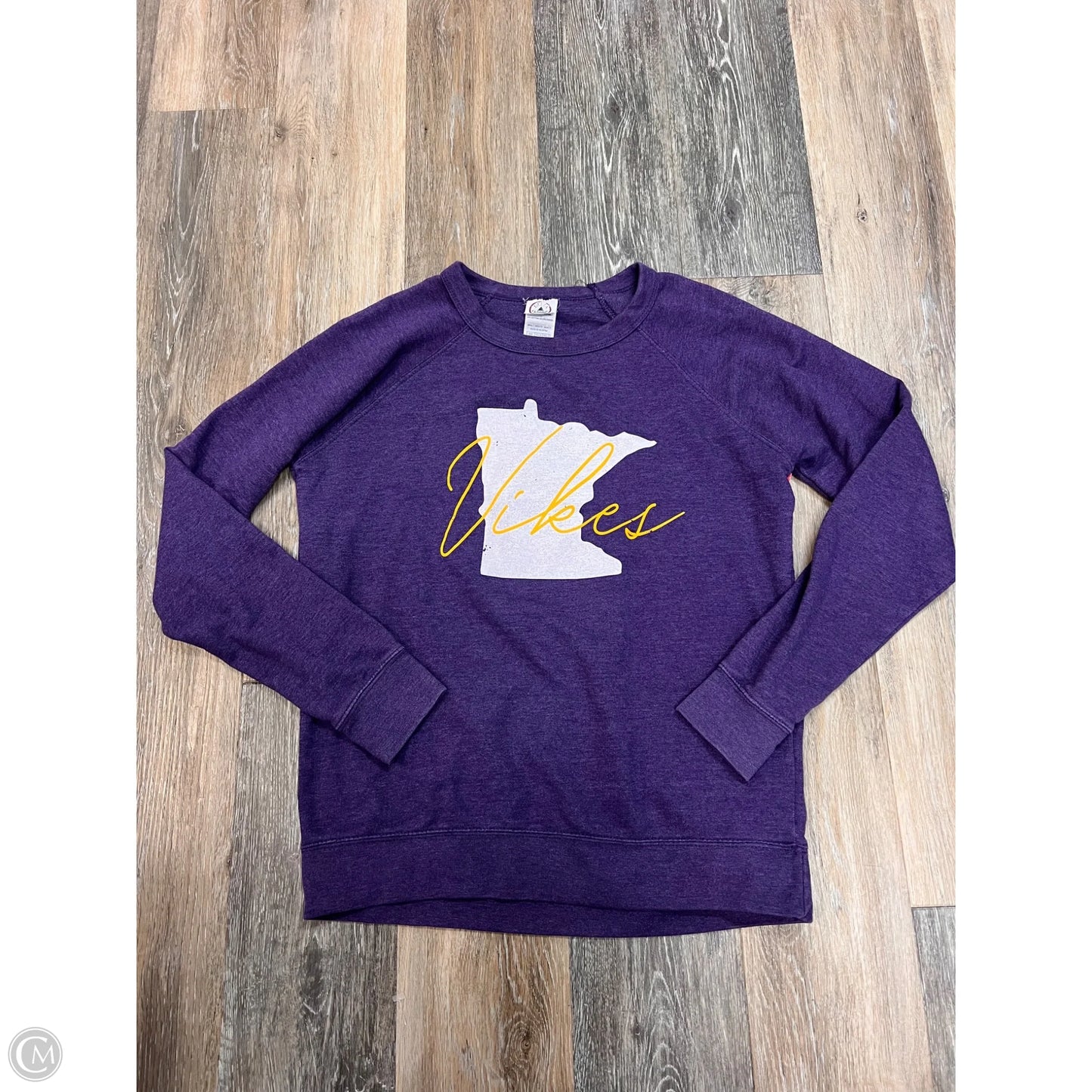 Sweatshirt Crewneck By Cmc In Purple, Size: M