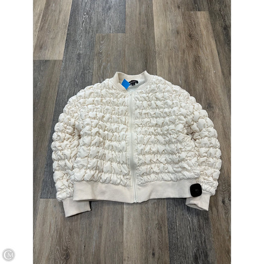 Jacket Puffer & Quilted By Gigio In Cream, Size: S