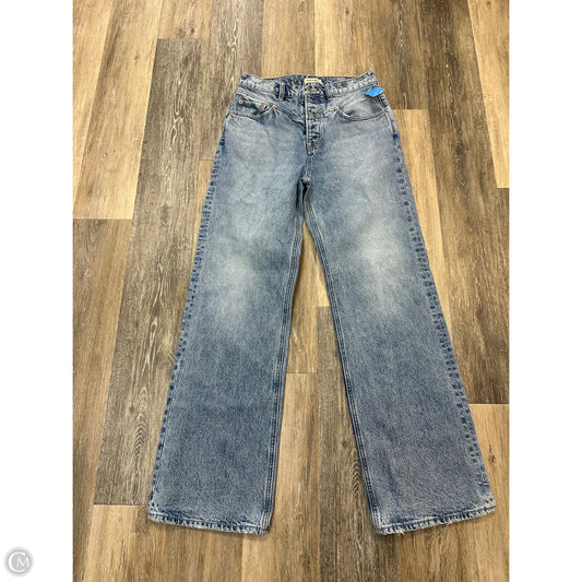 Jeans Straight By GRLFRND In Blue Denim, Size: 4