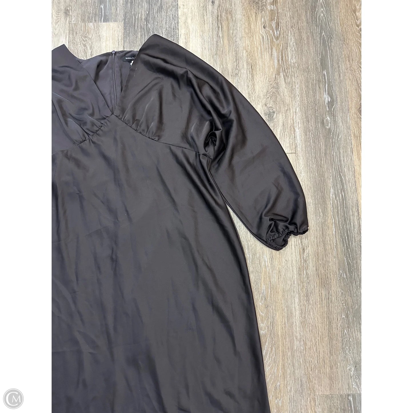 Dress Casual Maxi By Banana Republic In Brown, Size: 20