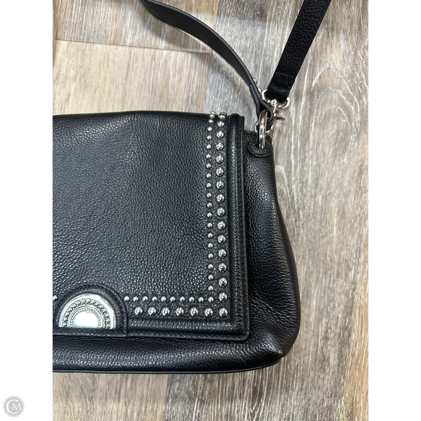 Handbag Leather By Brighton, Size: Medium