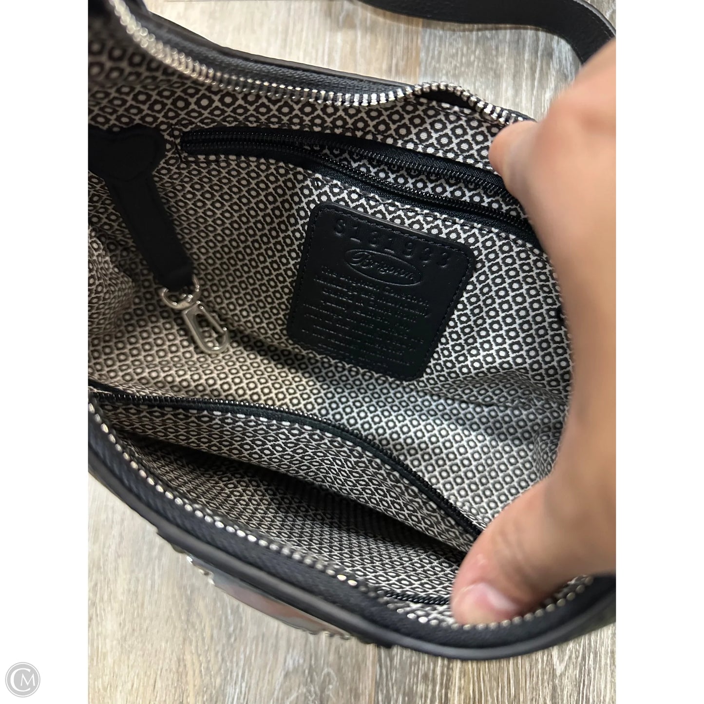 Handbag Leather By Brighton, Size: Small