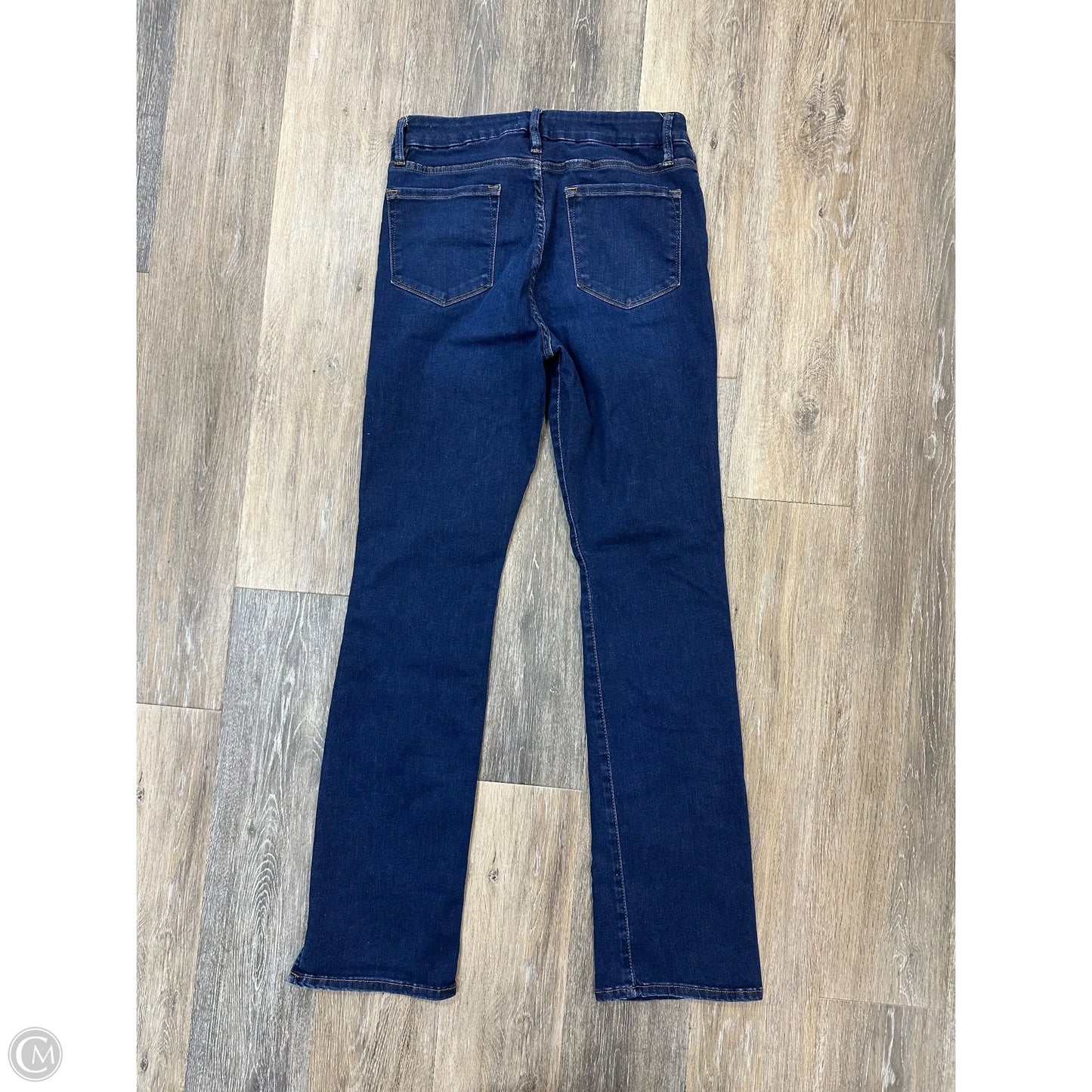 Jeans Boot Cut By Frame In Blue Denim, Size: 12