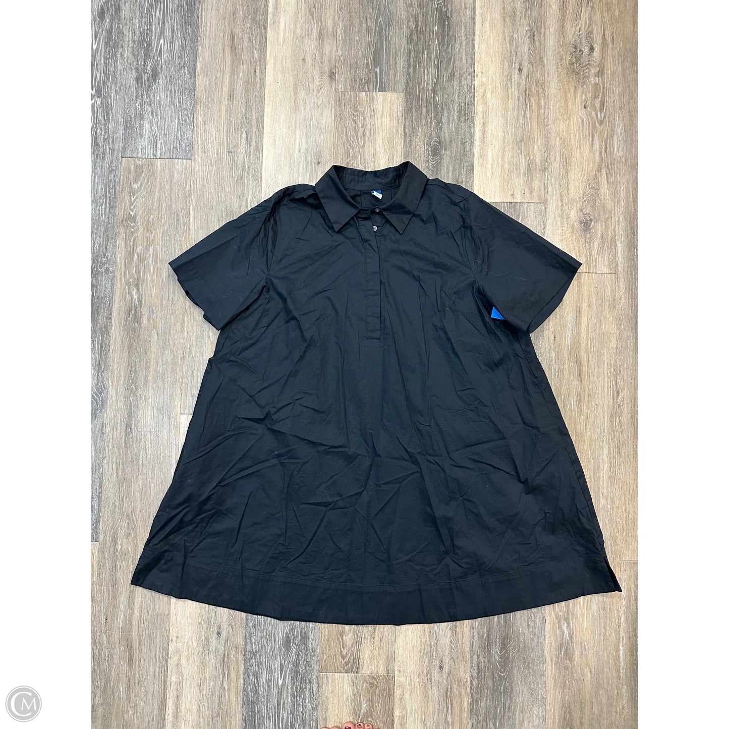 Dress Casual Midi By Old Navy In Black, Size: Xl