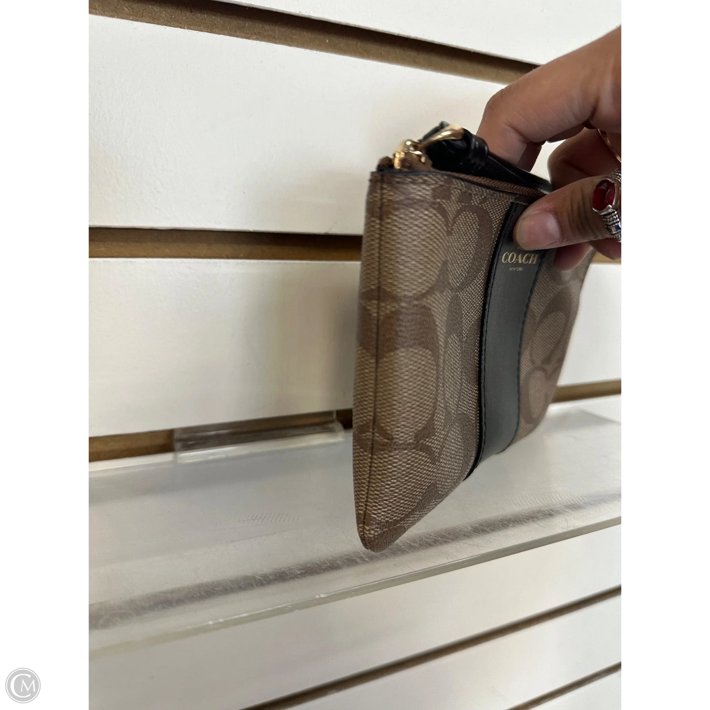 Wristlet Designer By Coach, Size: Medium