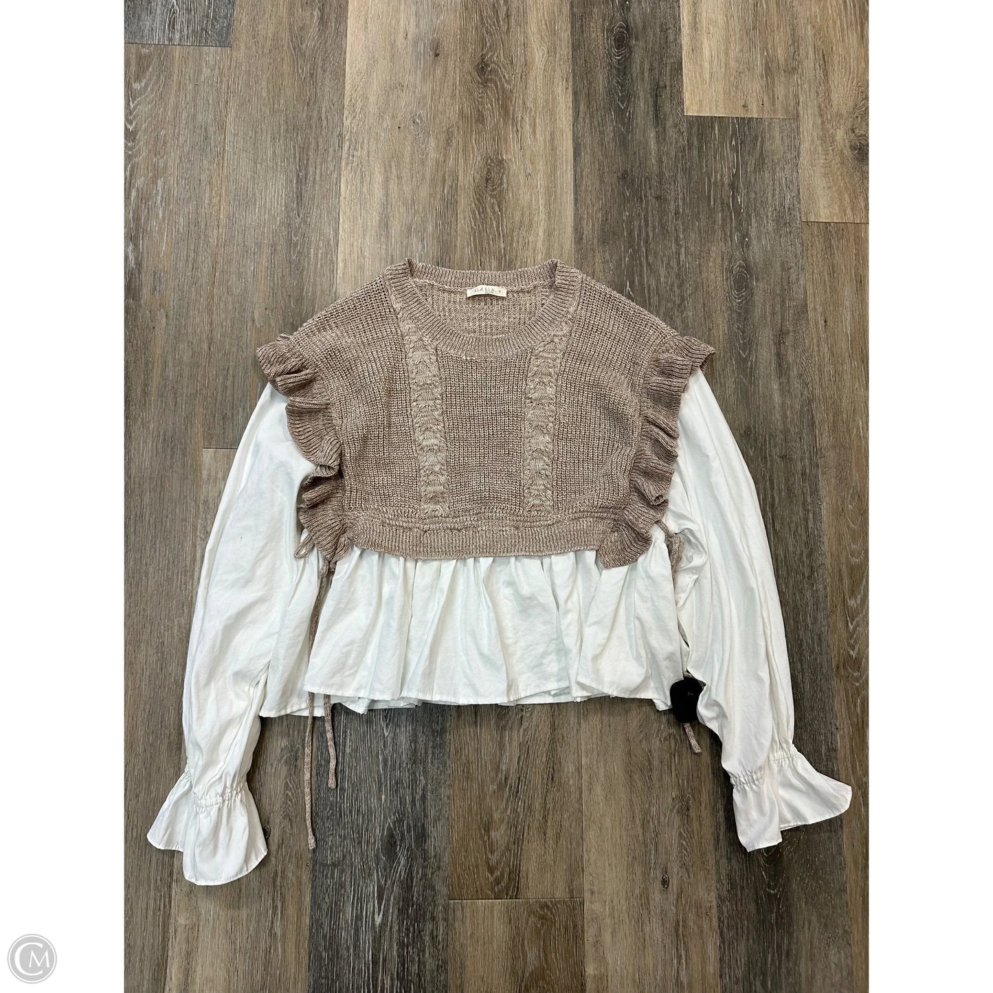 Sweater By Illa Illa In Beige, Size: S