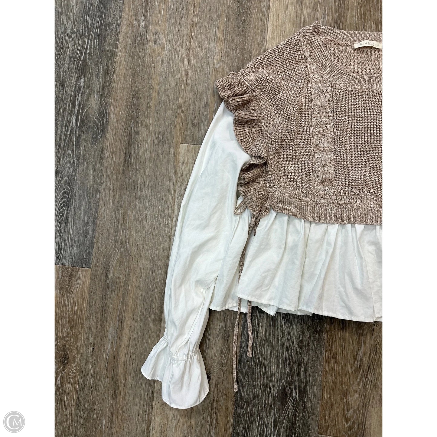 Sweater By Illa Illa In Beige, Size: S