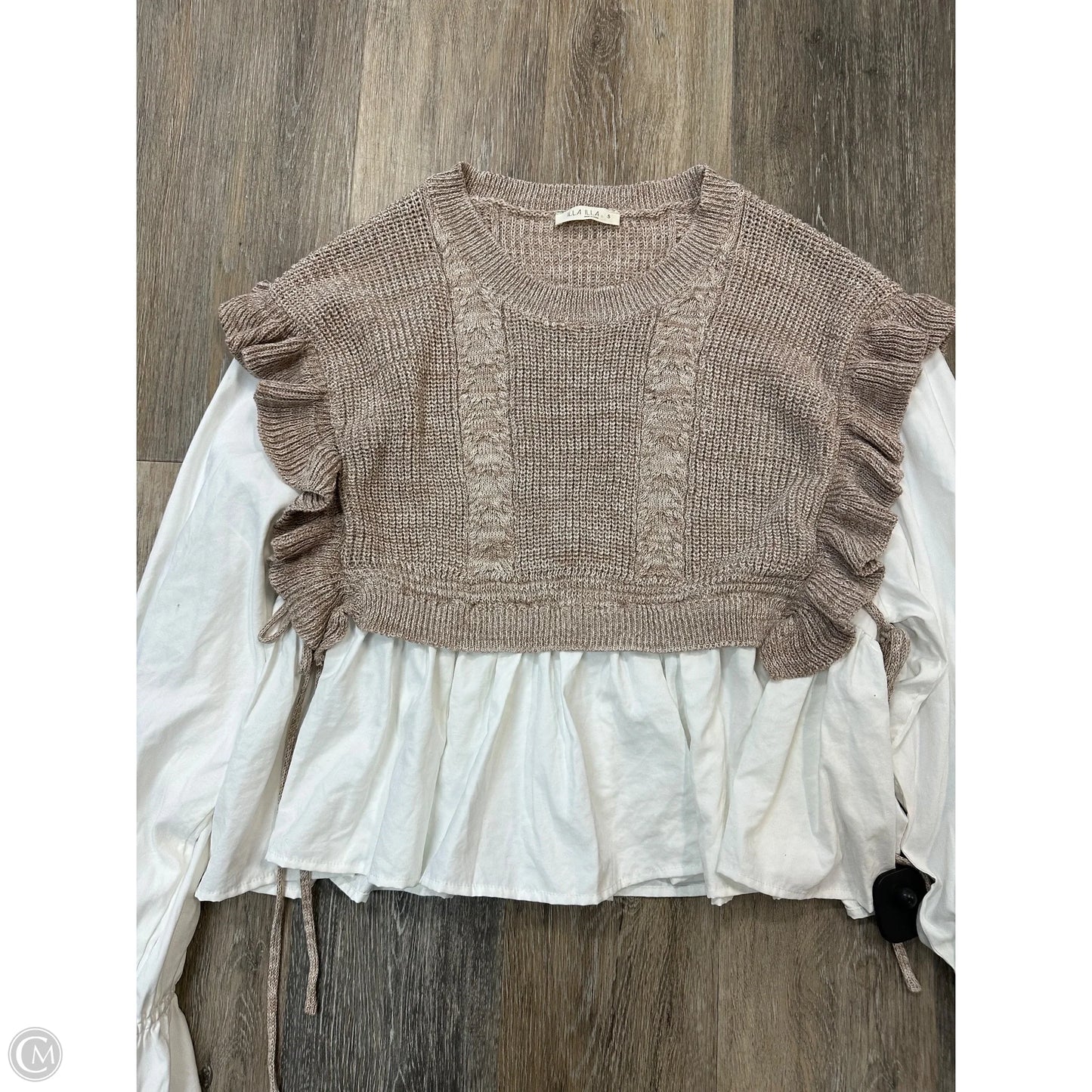 Sweater By Illa Illa In Beige, Size: S