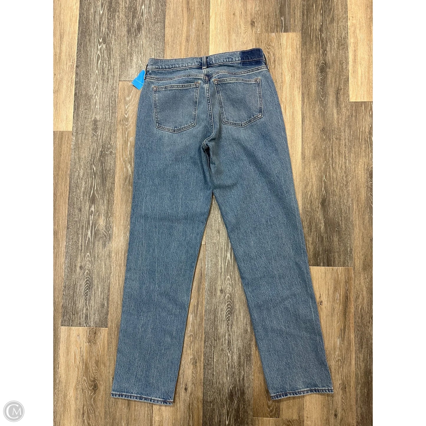 Jeans Straight By Abercrombie And Fitch In Blue Denim, Size: 8l