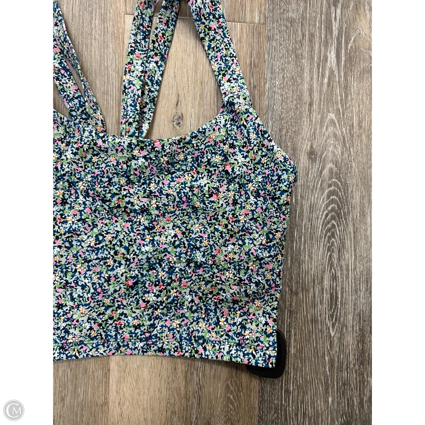 Athletic Bra By Sage In Floral Print, Size: S
