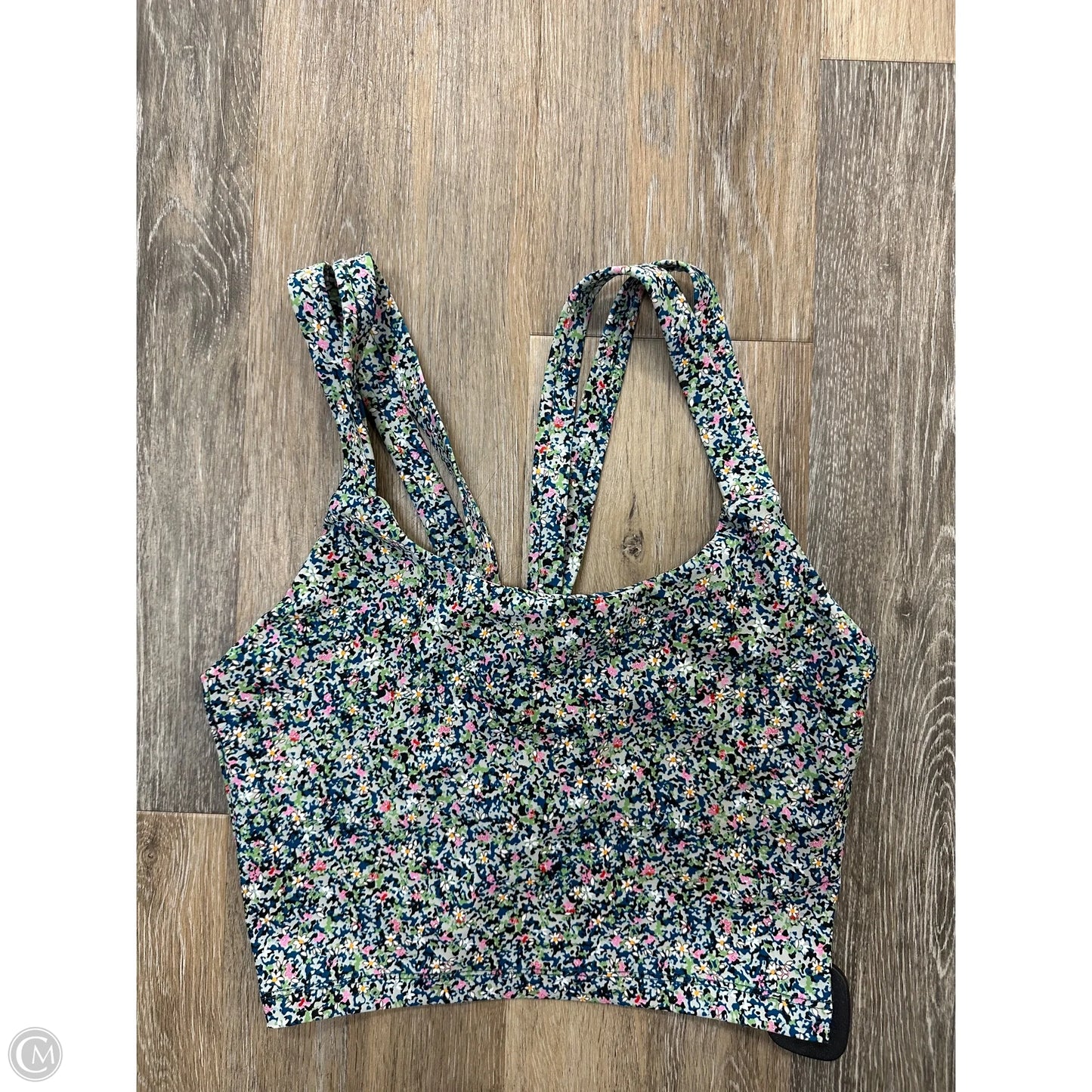 Athletic Bra By Sage In Floral Print, Size: S