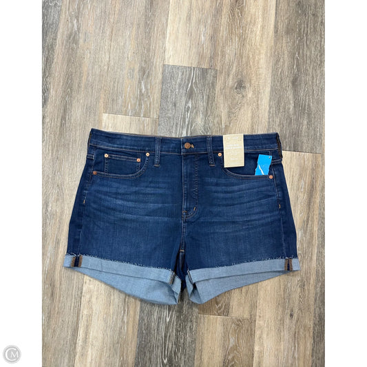Shorts By Madewell In Blue Denim, Size: 16