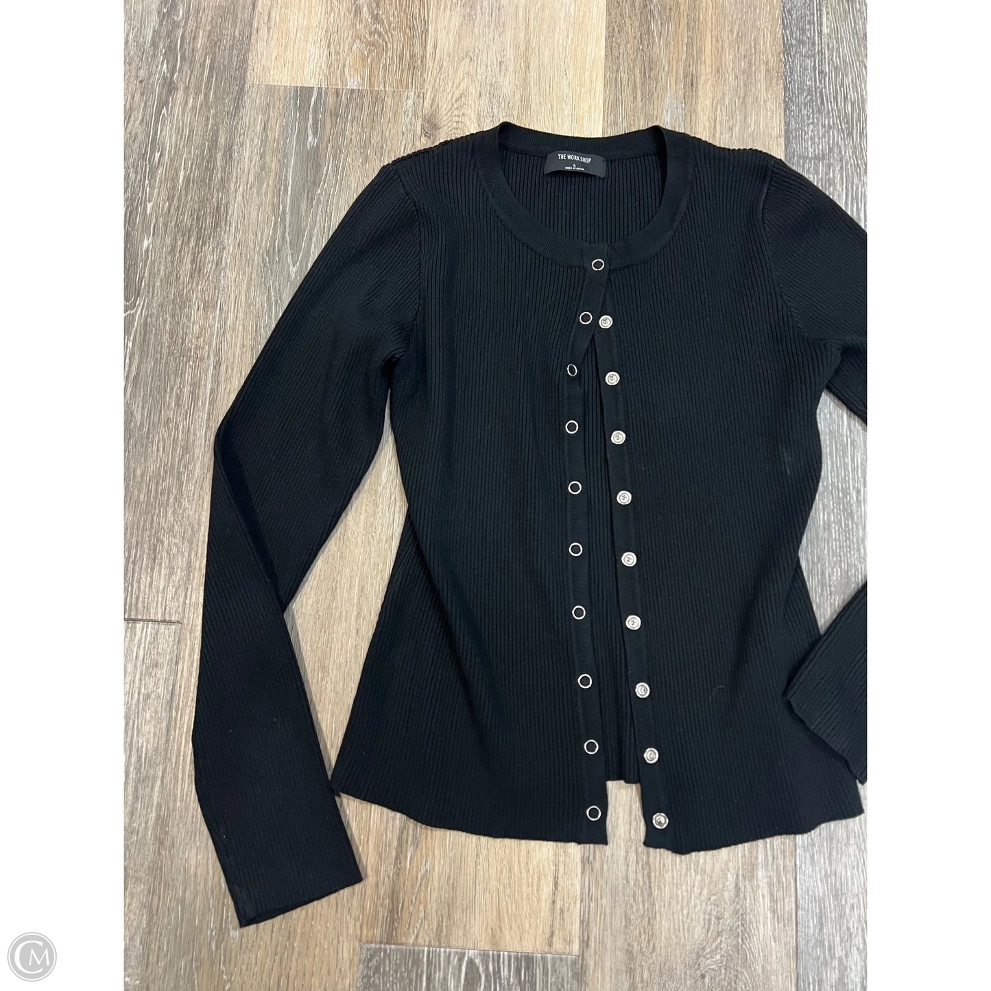 Top Long Sleeve By The Workshop In Black, Size: L