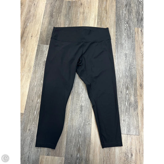 Athletic Leggings By Lululemon In Black, Size: 18