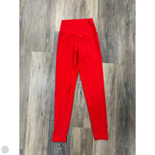 Athletic Leggings By Aerie In Red, Size: S