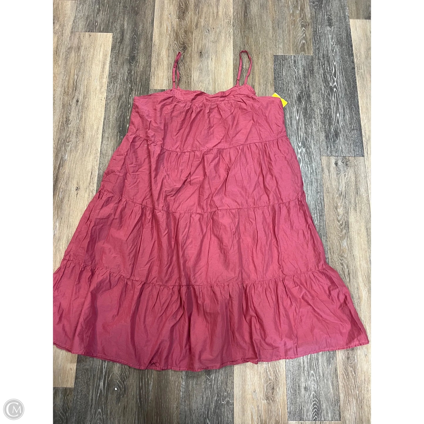 Dress Casual Maxi By Nation In Pink, Size: Xl