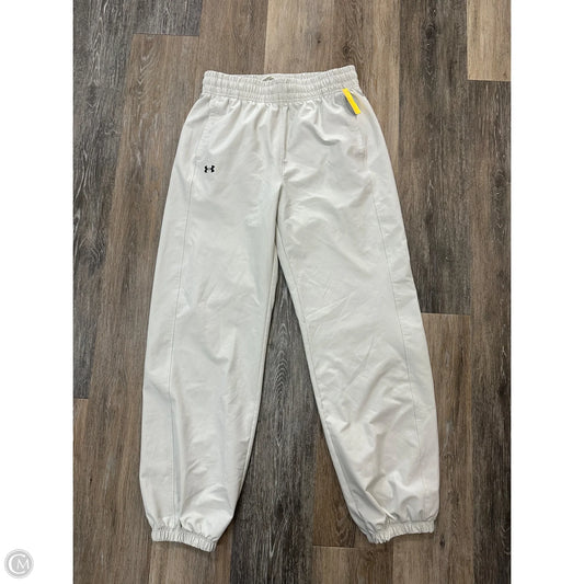 Athletic Pants By Under Armour In Cream, Size: Xs
