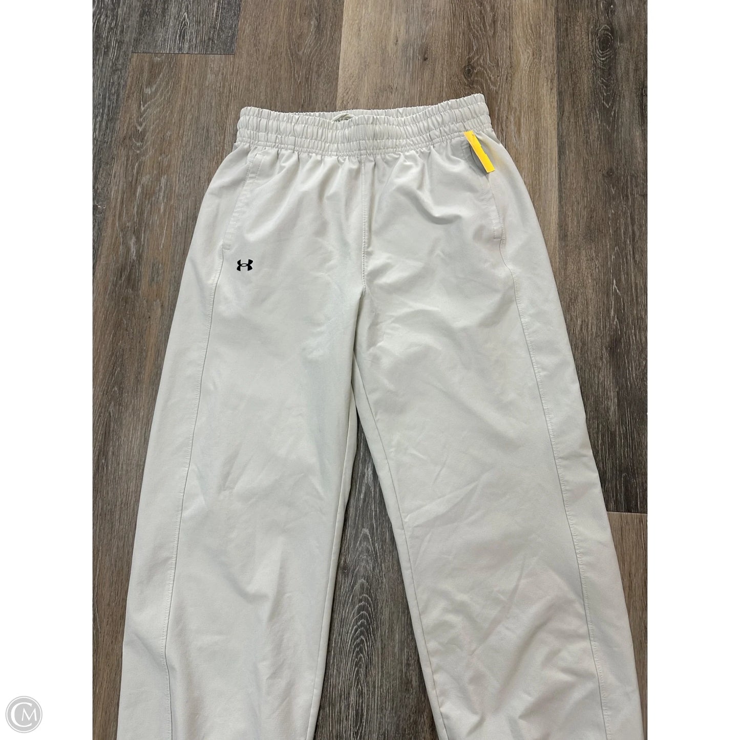 Athletic Pants By Under Armour In Cream, Size: Xs