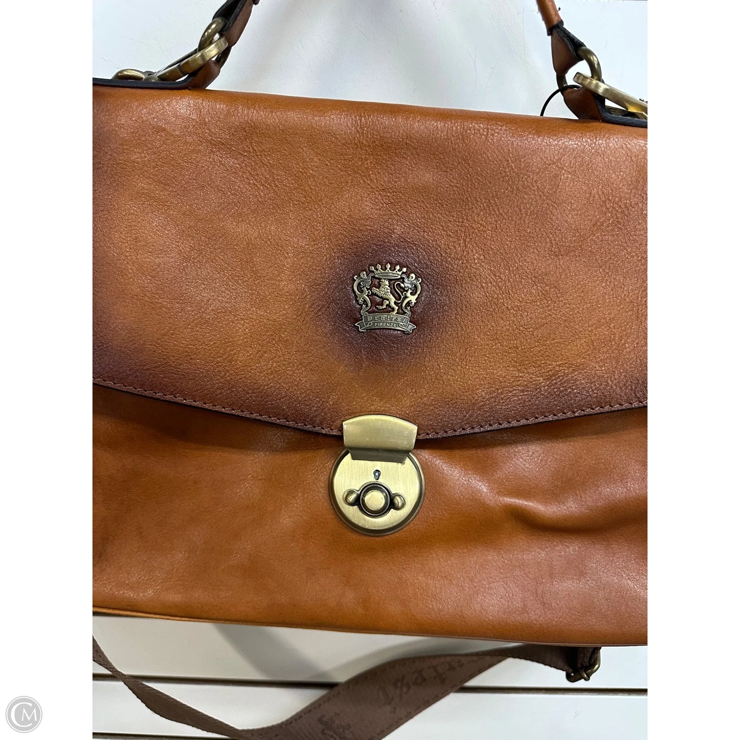 Crossbody Leather By Pratesi Firenze, Size: Large