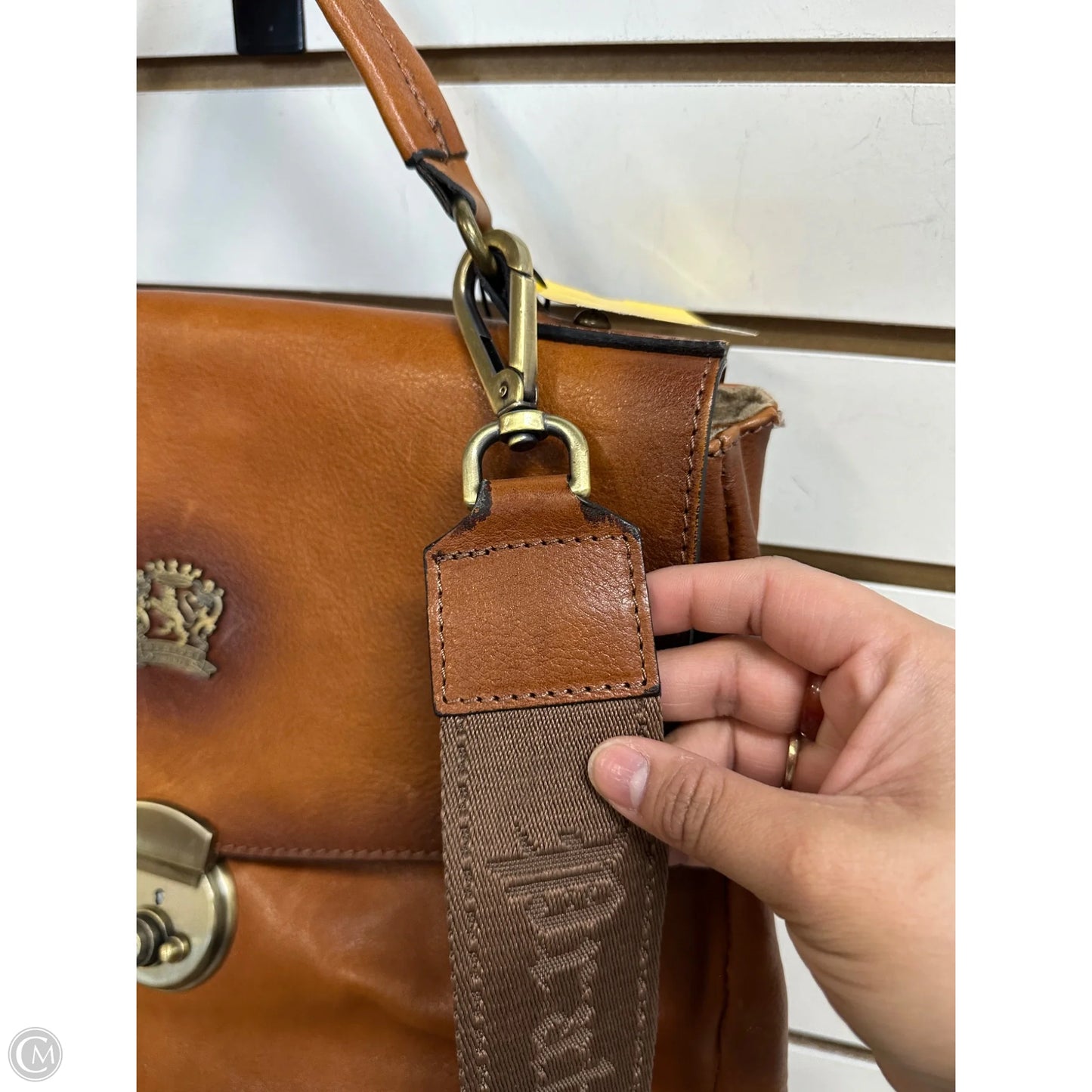 Crossbody Leather By Pratesi Firenze, Size: Large