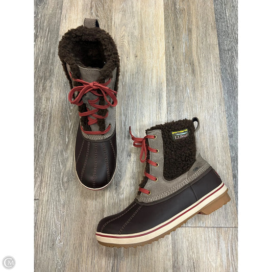 Boots Snow By L.l. Bean In Brown, Size: 10