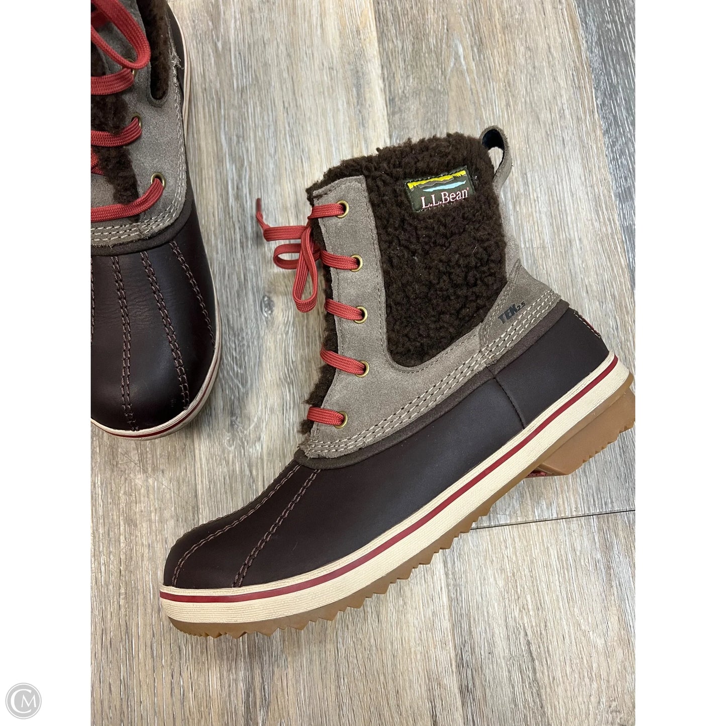 Boots Snow By L.l. Bean In Brown, Size: 10